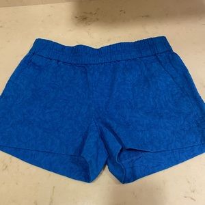 J Crew Jacquard Elastic Waist Shorts Size 2